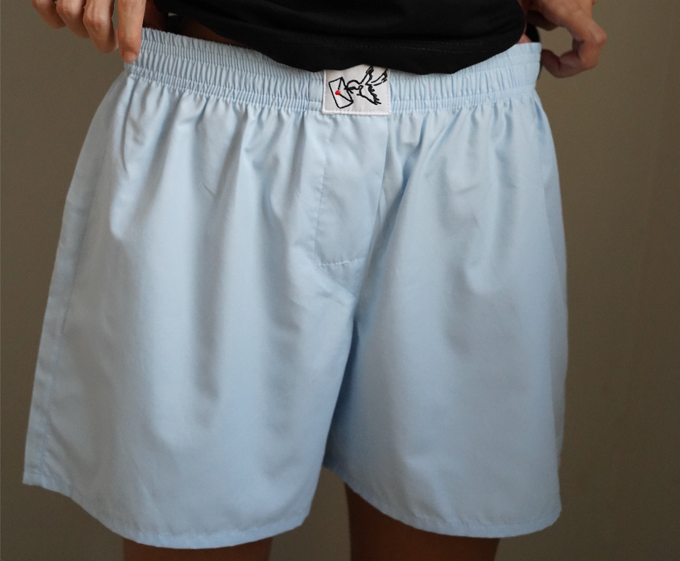 Blue Boxer Shorts