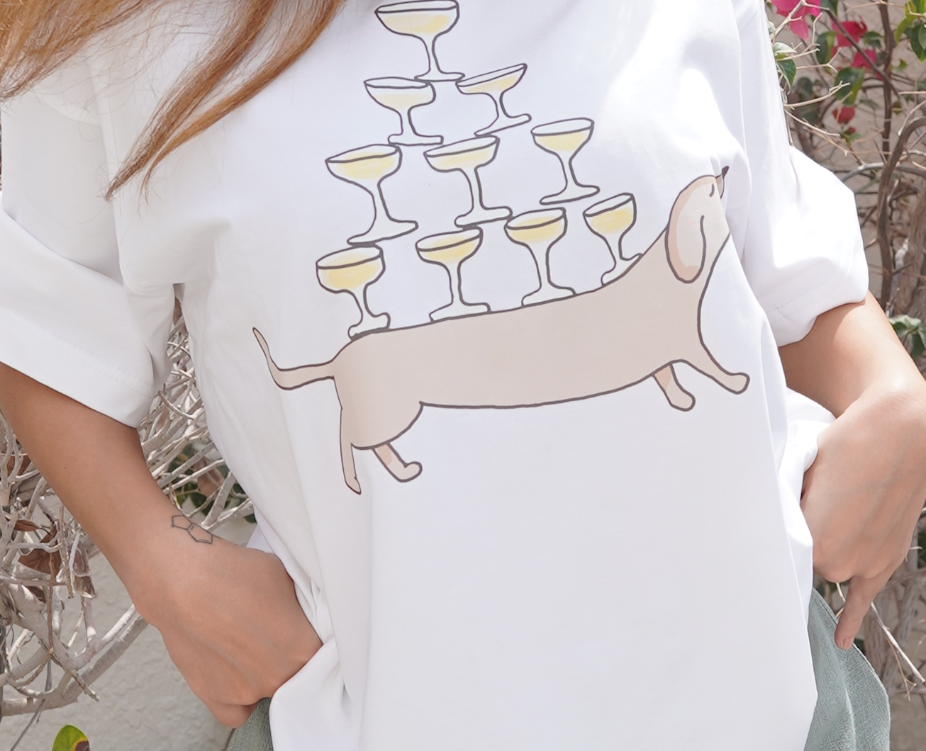 Weenie Martini Oversized Tee