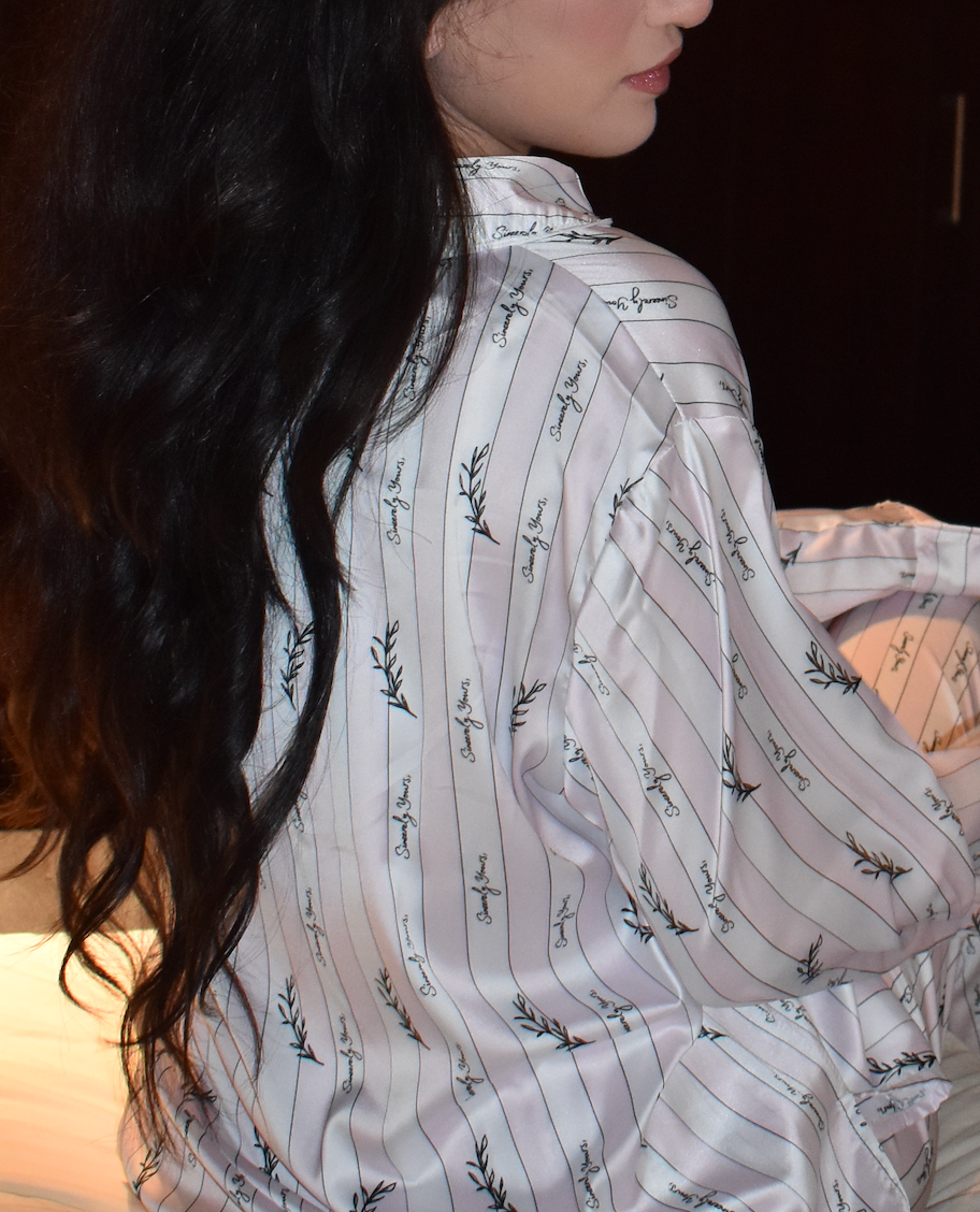 Signature Silk Long Sleeve Top