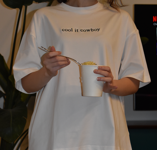 Cool It Cowboy Oversized Tee