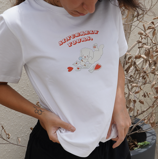 Sincerely Yours Teddy Tee