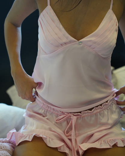Pink Silk Set