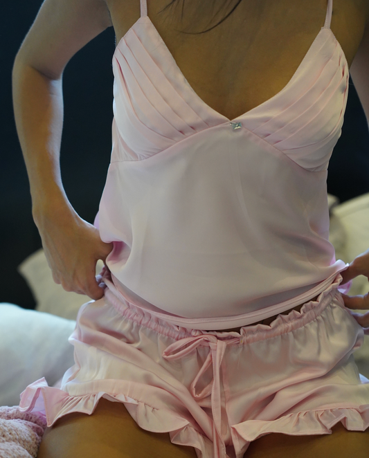 Pink Silk Set