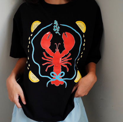 Red Lobster Oversized Tee