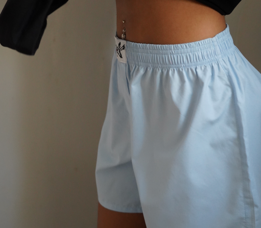 Blue Boxer Shorts